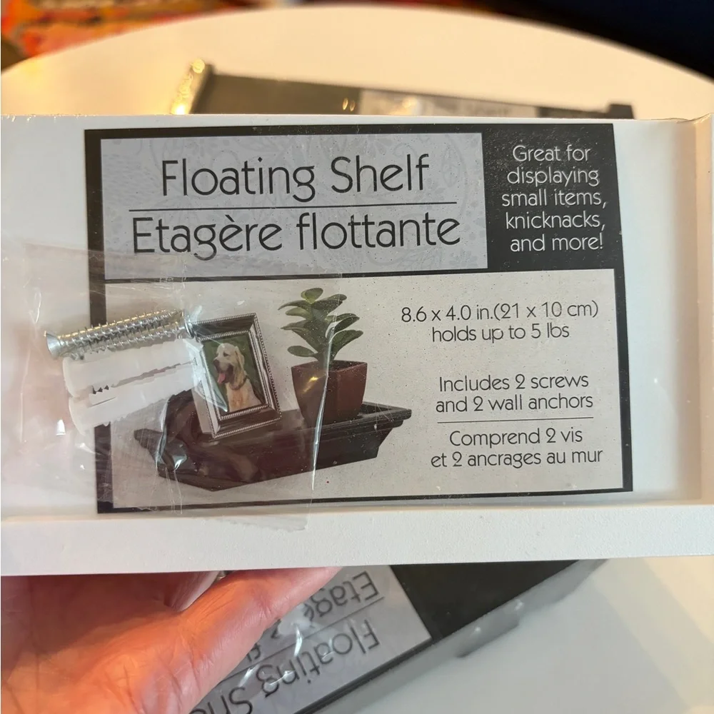 Black Floating Shelf